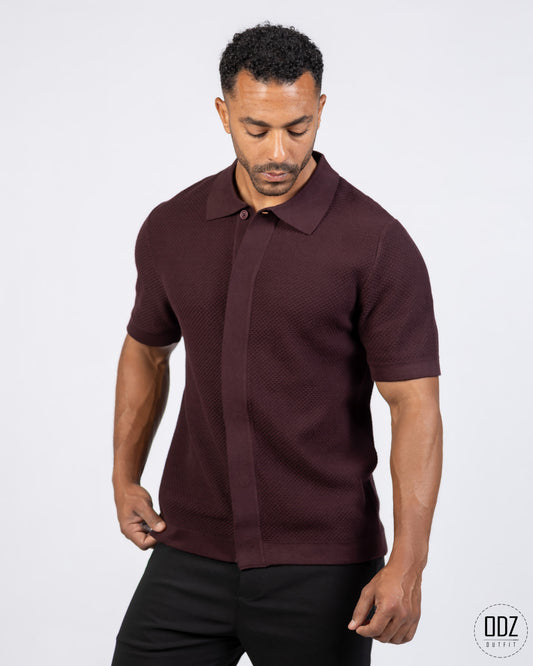 Spine Knitting Shirt