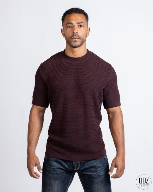Ripple Knitted T-shirt