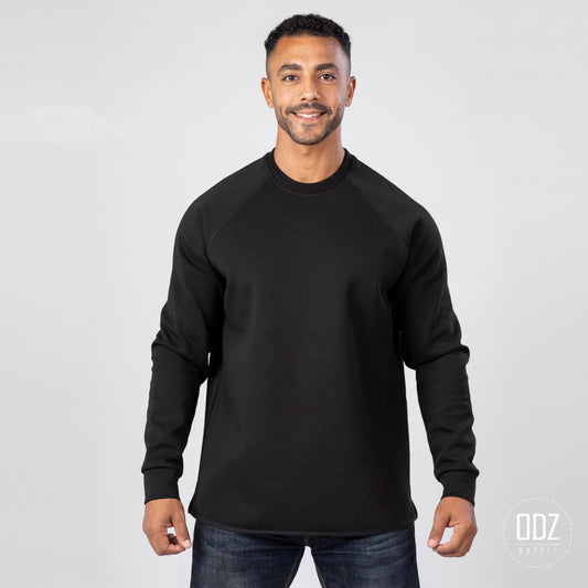 Curved Raglan Sweatshirt