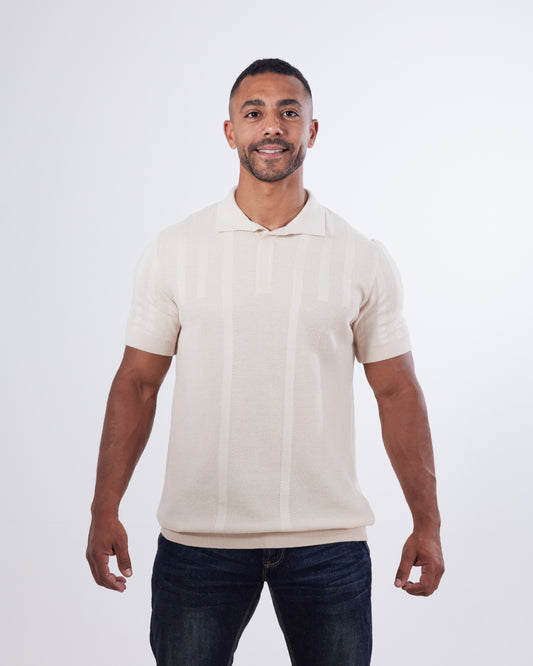 Flat Knitting Polo T-shirt
