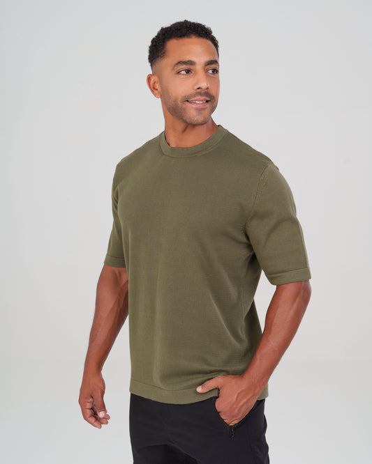 Basic Flat Knitting T-shirt