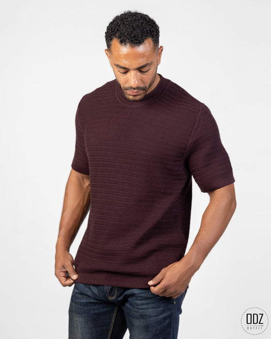 Ripple Knitted T-shirt