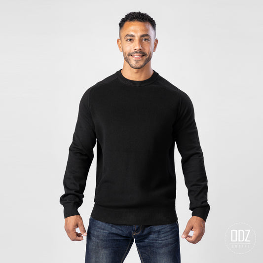 Ribbed Shoulder Pullover