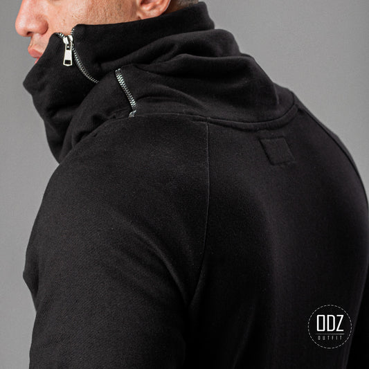 Black Zipper Sweater