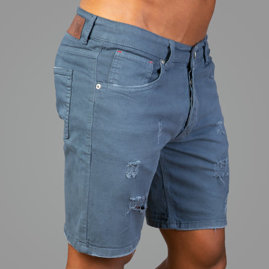 Navy Blue Jeans Shorts