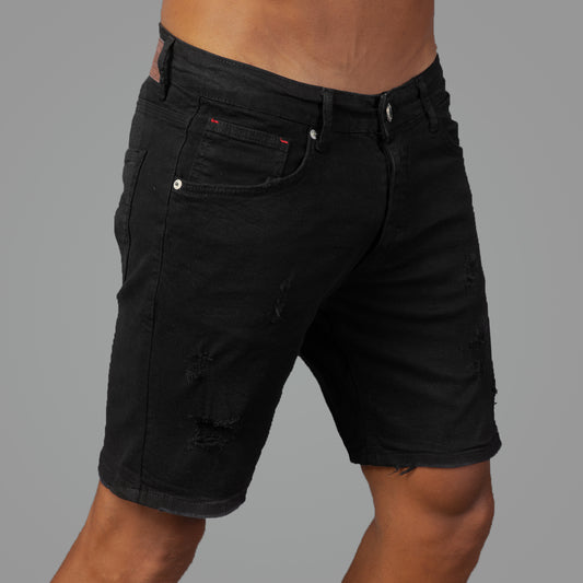 Black Jeans Shorts