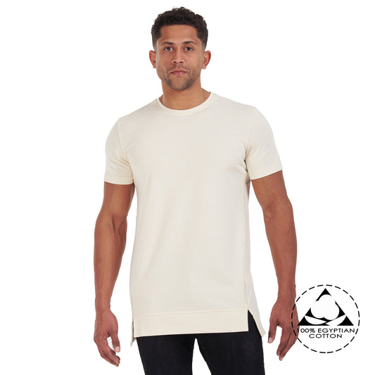 Ecru Shift Split T-shirt