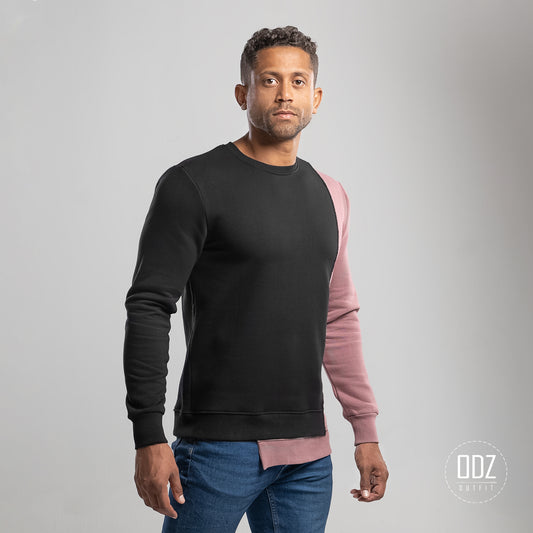 Black X Faded Purple Sweater