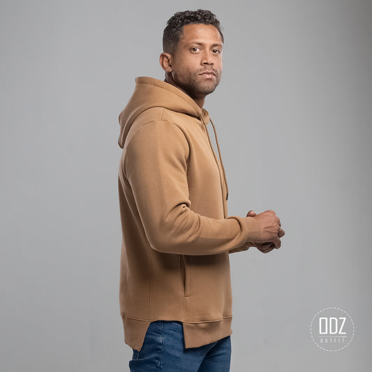 Carmel Cropped Sides Hoodie