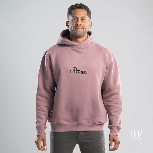 Faded Purple Oversize Film Credits Hoodie