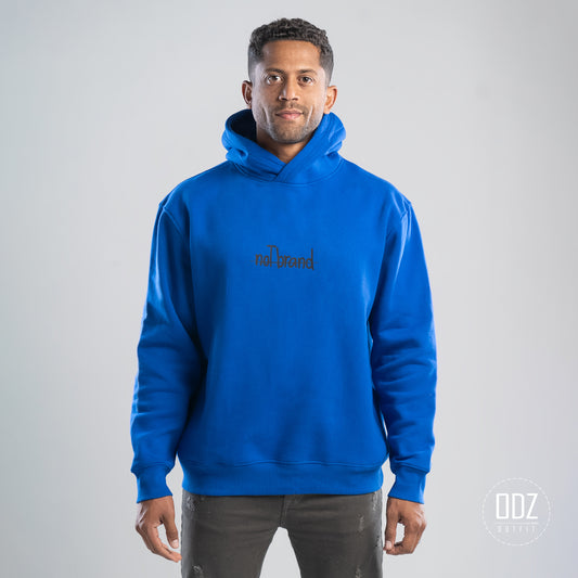 Pepsi Blue Oversize Film Credits Hoodie